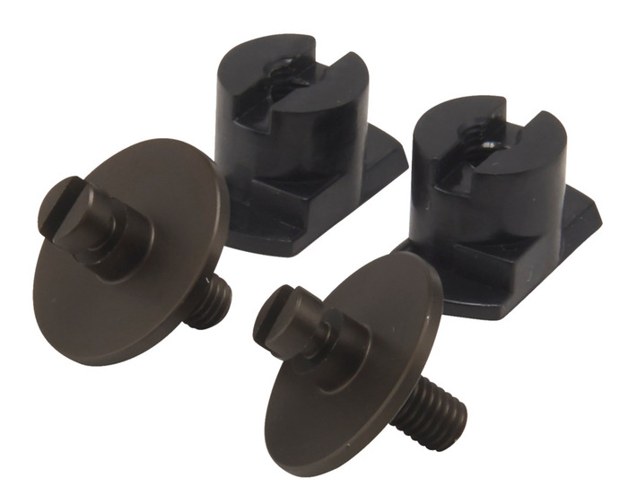 Billedeophæng til akustikpanel 2 stk. bruneret stål